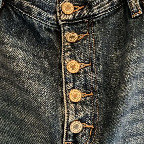 KanCan Blue Distressed Jean Shorts High-Waisted - Picture 3 of 9